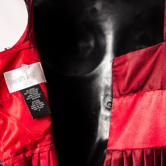 Davids Bridal Mid Length Sleeveless Dress NWOT - Picture 4 of 9